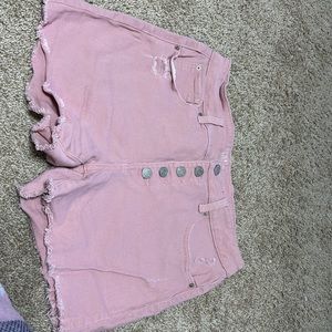 High rise shorts
